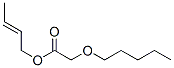 2-(Pentyloxy)acetic acid 2-butenyl ester