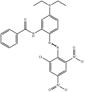 N-[2-[(2-氯-4,6-二硝基苯基)偶氮]-5-(二乙氨基)苯基]苯甲酰胺