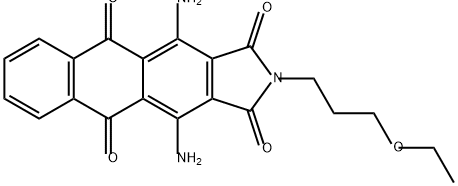 4,11-diamino-2-(3-ethoxypropyl)-1H-naphth[2,3-f]isoindole-1,3,5,10(2H)-tetrone