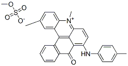 2,5-dimethyl-8-[(4-methylphenyl)amino]-9-oxo-9H-naphth[3,2,1-kl]acridinium methyl sulphate