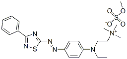 [2-[ethyl[4-[(3-phenyl-1,2,4-thiadiazol-5-yl)azo]phenyl]amino]ethyl]trimethylammonium methyl sulphate