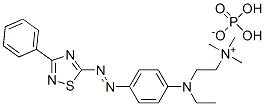 [2-[ethyl[4-[(3-phenyl-1,2,4-thiadiazol-5-yl)azo]phenyl]amino]ethyl]trimethylammonium dihydrogen phosphate