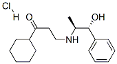 [R-(R*,S*)]-1-cyclohexyl-3-[(2-hydroxy-1-methyl-2-phenylethyl)amino]propan-1-one hydrochloride
