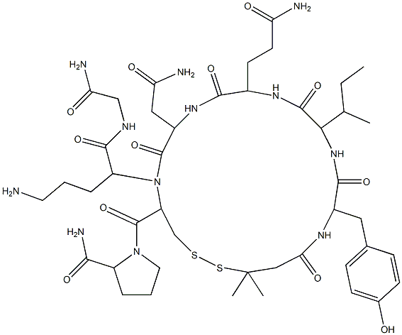 oxytocin, 1-desaminopenicillamyl-Orn(8)-