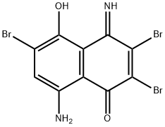 4,8-diamino-2,3,6-tribromo-naphthalene-1,5-dione