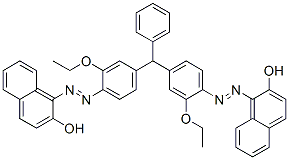1,1'-[(phenylmethylene)bis[(2-ethoxy-4,1-phenylene)azo]]bis(2-naphthol)