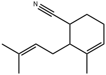3-methyl-2-(3-methylbuten-2-yl)cyclohex-3-ene-1-carbonitrile