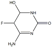 2(1H)-Pyrimidinone,4-amino-5-fluoro-5,6-dihydro-6-hydroxy-(9CI)