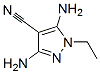 1H-Pyrazole-4-carbonitrile,  3,5-diamino-1-ethyl-