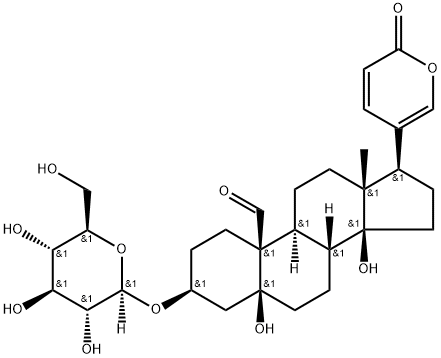 3β-(D-Glucopyranosyloxy)-5,14-dihydroxy-19-oxo-5β-bufa-20,22-dienolide