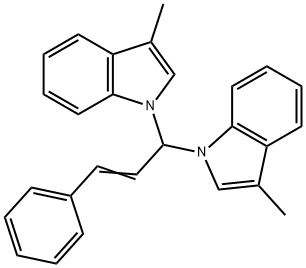 1,1'-(3-Phenyl-2-propenylidene)bis(3-methyl-1H-indole)