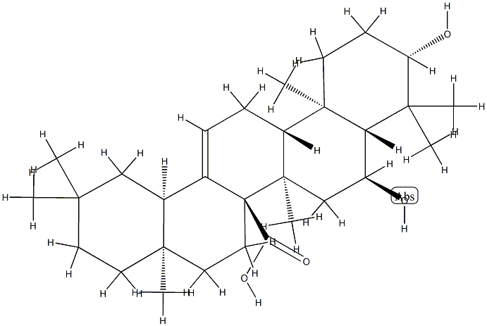 3β,6α-Dihydroxyolean-12-en-27-oic acid