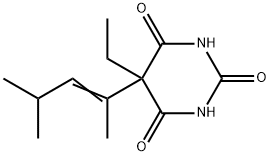 5-ethyl-5-(1,3-dimethyl-1-butenyl)barbituric acid
