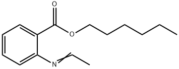 hexyl 2-(ethylideneamino)benzoate