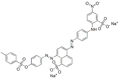 disodium 8-[[4-[[(4-methylphenyl)sulphonyl]oxy]phenyl]azo]-5-[[4-[(4-nitro-2-sulphonatophenyl)amino]phenyl]azo]naphthalene-1-sulphonate