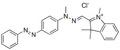 1,3,3-trimethyl-2-[[methyl[4-(phenylazo)phenyl]hydrazono]methyl]-3H-indolium chloride