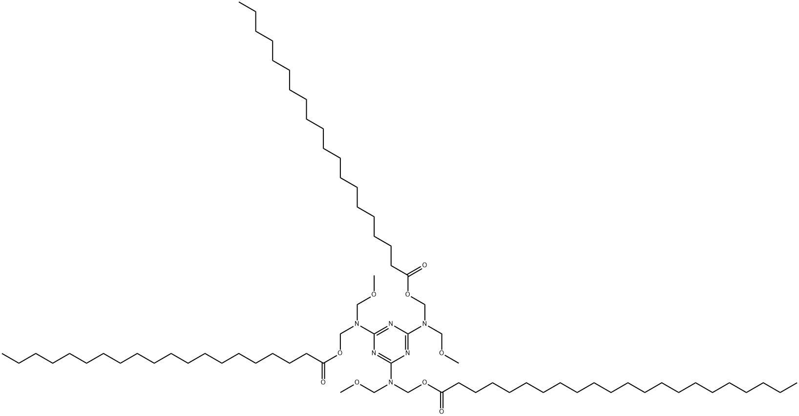 Docosanoic acid [[4,6-bis[(methoxymethyl)[[(1-oxoicosyl)oxy]methyl]amino]-1,3,5-triazin-2-yl](methoxymethyl)amino]methyl ester