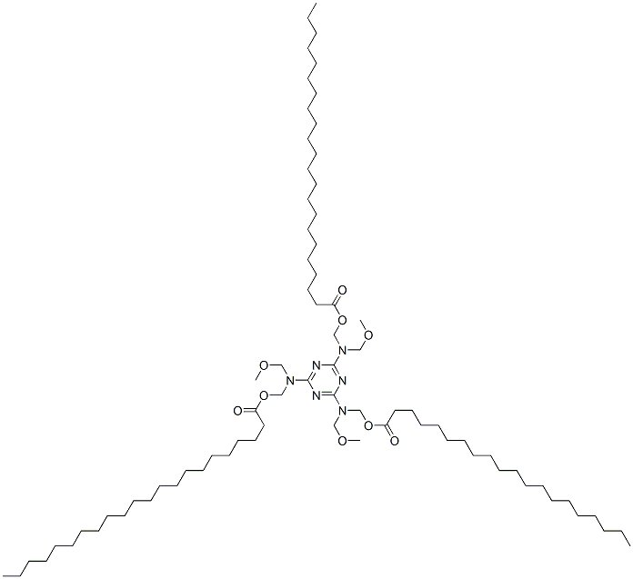 6-[(Methoxymethyl)[[(1-oxoicosyl)oxy]methyl]amino]-2,4-bis[(methoxymethyl)[[(1-oxodocosyl)oxy]methyl]amino]-1,3,5-triazine
