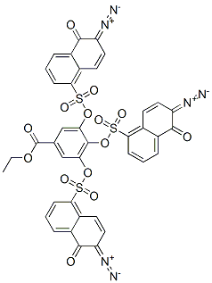 ethyl 3,4,5-tris[[(6-diazo-5,6-dihydro-5-oxo-1-naphthyl)sulphonyl]oxy]benzoate