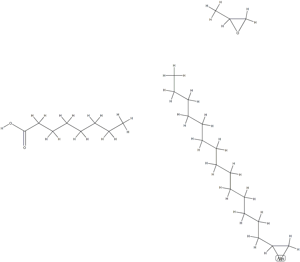 甲基环氧乙烷与环氧乙烷的聚合物的单辛基酸酯十四烷基醚