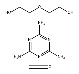 甲基化(甲醛与2,2-氧代双乙醇和1,3,5-三嗪-2,4,6-三胺)的聚合物