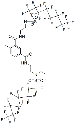 N'-[2-[[(Heptadecafluorooctyl)sulfonyl]methylamino]ethyl]-N-[2-[[(heptadecafluorooctyl)sulfonyl]propylamino]ethyl]-4-methyl-1,3-benzenedicarboxamide