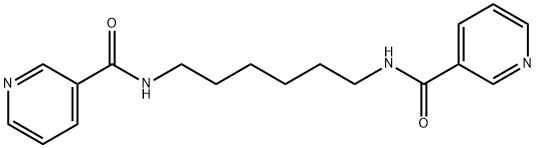 N,N'-hexamethylenebis(3-pyridinecarboxamide)
