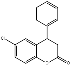 2H-1-Benzopyran-2-one, 6-chloro-3,4-dihydro-4-phenyl-