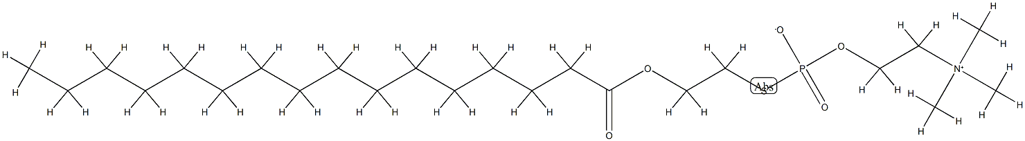1-S-phosphocholine-2-O-hexadecanoyl-1-mercapto-2-ethanol