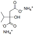 2-hydroxy-2-isopropylsuccinic acid, ammonium salt