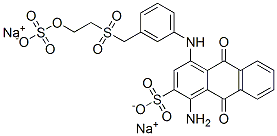 1-Amino-9,10-dihydro-9,10-dioxo-4-[[3-[[[2-(sulfooxy)ethyl]sulfonyl]methyl]phenyl]amino]-2-anthracenesulfonic acid disodium salt