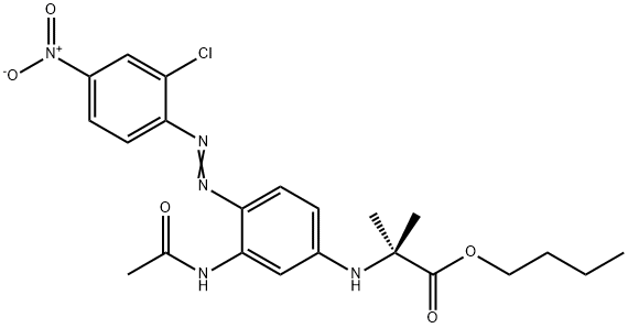 N-[3-(Acetylamino)-4-[(2-chloro-4-nitrophenyl)azo]phenyl]-2-methyl-L-alanine butyl ester