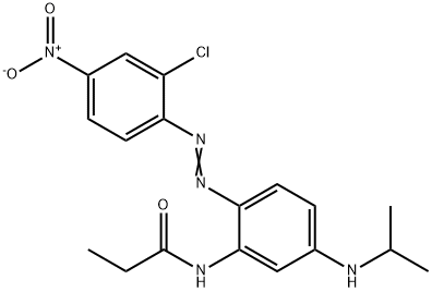 N-[2-[(2-Chloro-4-nitrophenyl)azo]-5-[(1-methylethyl)amino]phenyl]propanamide