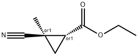 Cyclopropanecarboxylic acid, 2-cyano-2-methyl-, ethyl ester, trans- (9CI)