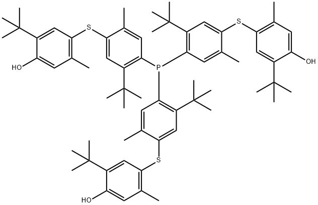 p,p',p''-[phosphinylidynetris[[5-tert-butyl-2-methyl-4,1-phenylene]thio]]tris[6-tert-butyl-m-cresol]