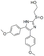 4,5-bis(4-methoxyphenyl)-2-(2-hydroxyethylsulfinyl)imidazole