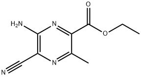 Pyrazinecarboxylic acid, 6-amino-5-cyano-3-methyl-, ethyl ester (9CI)