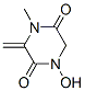 2,5-Piperazinedione,  1-hydroxy-4-methyl-3-methylene-