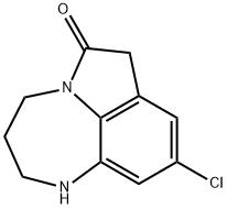Pyrrolo(1,2,3-ef)(1,5)benzodiazepin-6(7H)-one, 1,2,3,4-tetrahydro-9-ch loro-