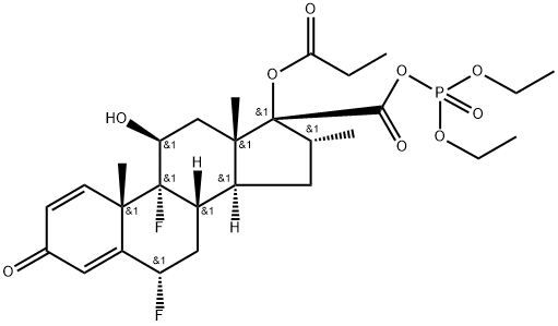 (二乙基磷) (6S,8S,9R,10S,11S,13S,14S,16R,17R)-6,9-二氟-11-羟基-10,13,16-三甲基-3-氧亚基-17-(丙酸基)-6,7,8,9,10,11,12,13,14,15,16,17-十二氢-3H-环戊二烯并[A]菲-17-羧酸酐