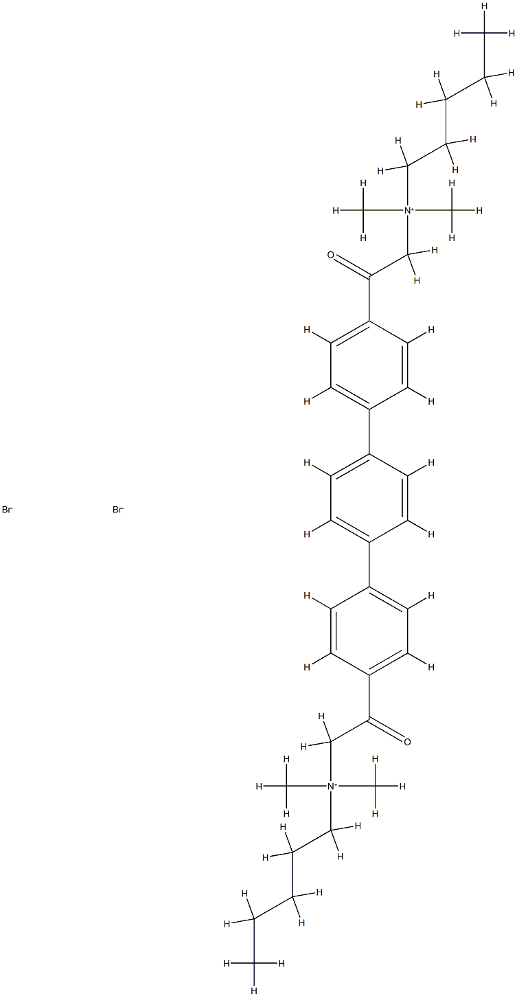 (p-Terphenyl-4,4'-ylene)bis(2-oxoethylene)bis(pentyldimethylammoniumb romide)
