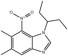 1-(1-乙基丙基)-5,6-二甲基-7-硝基-1H-苯并咪唑