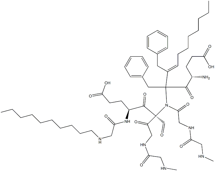 cyclo(Glu(O-benzyl)-Sar-Gly-(N-n-decyl)Gly)2