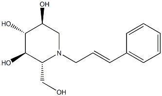 N-(3-phenyl-2-propenyl)-1-deoxynojirimycin