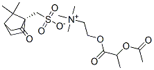 2-(2-acetyloxypropanoyloxy)ethyl-trimethyl-azanium, [(1S)-7,7-dimethyl -2-oxo-norbornan-1-yl]methanesulfonate