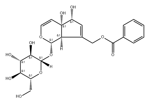 [(1S)-7-[(Benzoyloxy)methyl]-1,4a,5,7aα-tetrahydro-4aα,5α-dihydroxycyclopenta[c]pyran-1-yl]β-D-glucopyranoside