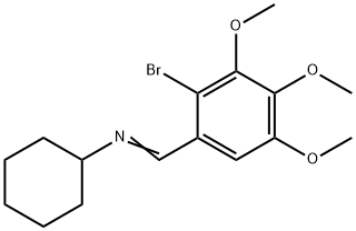 N-(2-BROMO-3,4,5-TRIMETHOXYBENZYLIDENE)CYCLOHEXYLAMINE