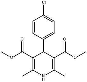 4-(4-氯苯基)-2,6-二甲基-1,4-二氢-3,5-吡啶二甲酸二甲酯