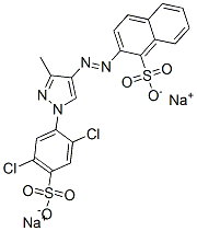 2-[[1-(2,5-Dichloro-4-sulfophenyl)-3-methyl-1H-pyrazol-4-yl]azo]-1-naphthalenesulfonic acid disodium salt