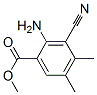 Benzoic acid, 2-amino-3-cyano-4,5-dimethyl-, methyl ester (9CI)